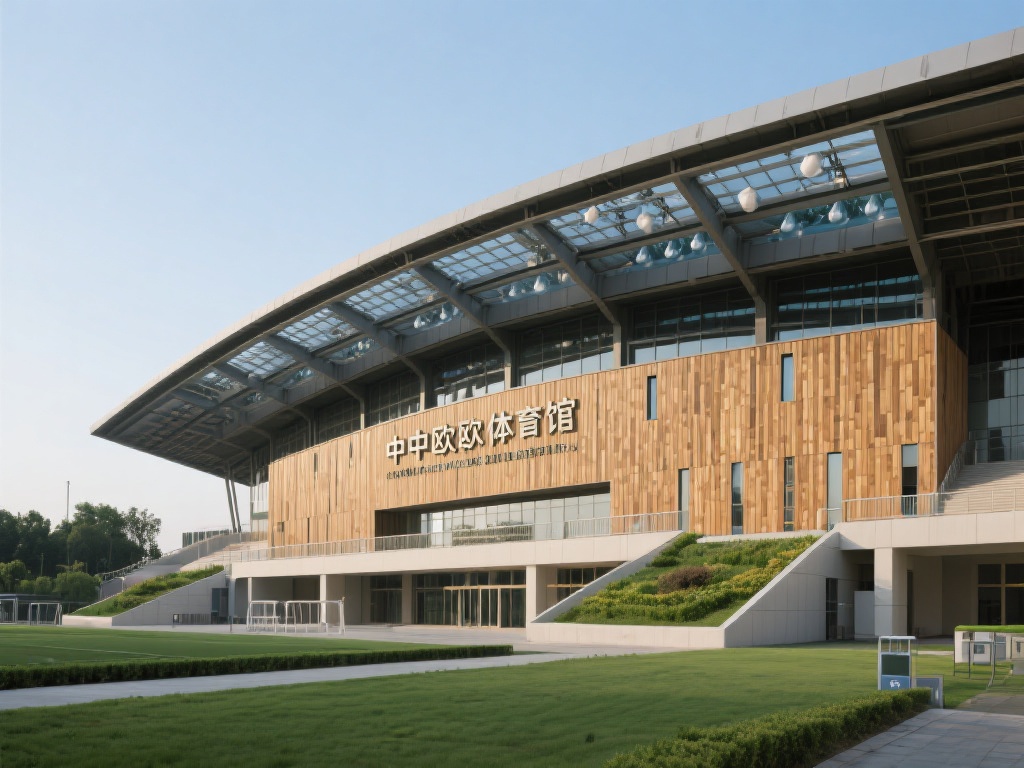 中欧体育馆在规划之初便将环保作为核心理念，采用了大